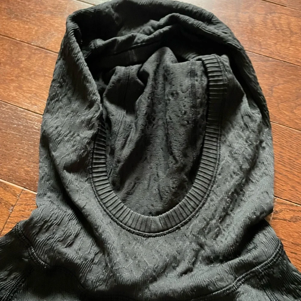 lululemon athletica Black Textured Hoodie